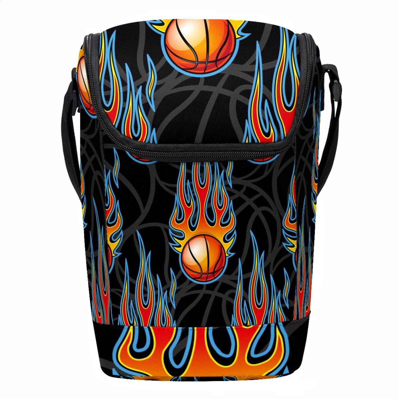 Lonchera de baloncesto Hot Rod con correa ajustable para toda la familia