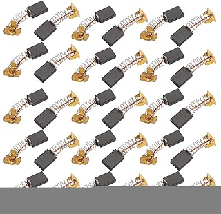 Aexit 15 Pairs Mounts & Accessories Electric Drill Motor Tool Carbon Brush 5 x 11 x 15mm Brass Tone Accessories w Spring