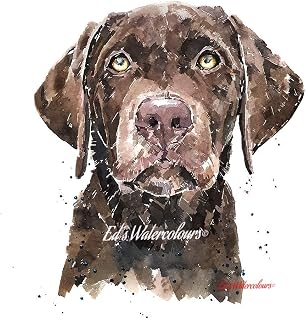 Labrador Puppy - Print Watercolour,Labardor art, Labardor print, Labardor art print, Labardor wall decor
