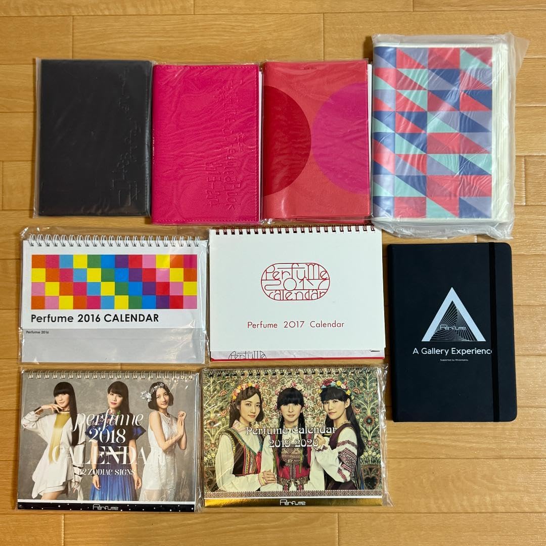 【匿名配送】Perfume　カレンダー　スケジュール帳　9点　まとめ売り 匿名配送】Perfumeカレンダースケジュール帳9点まとめ売り