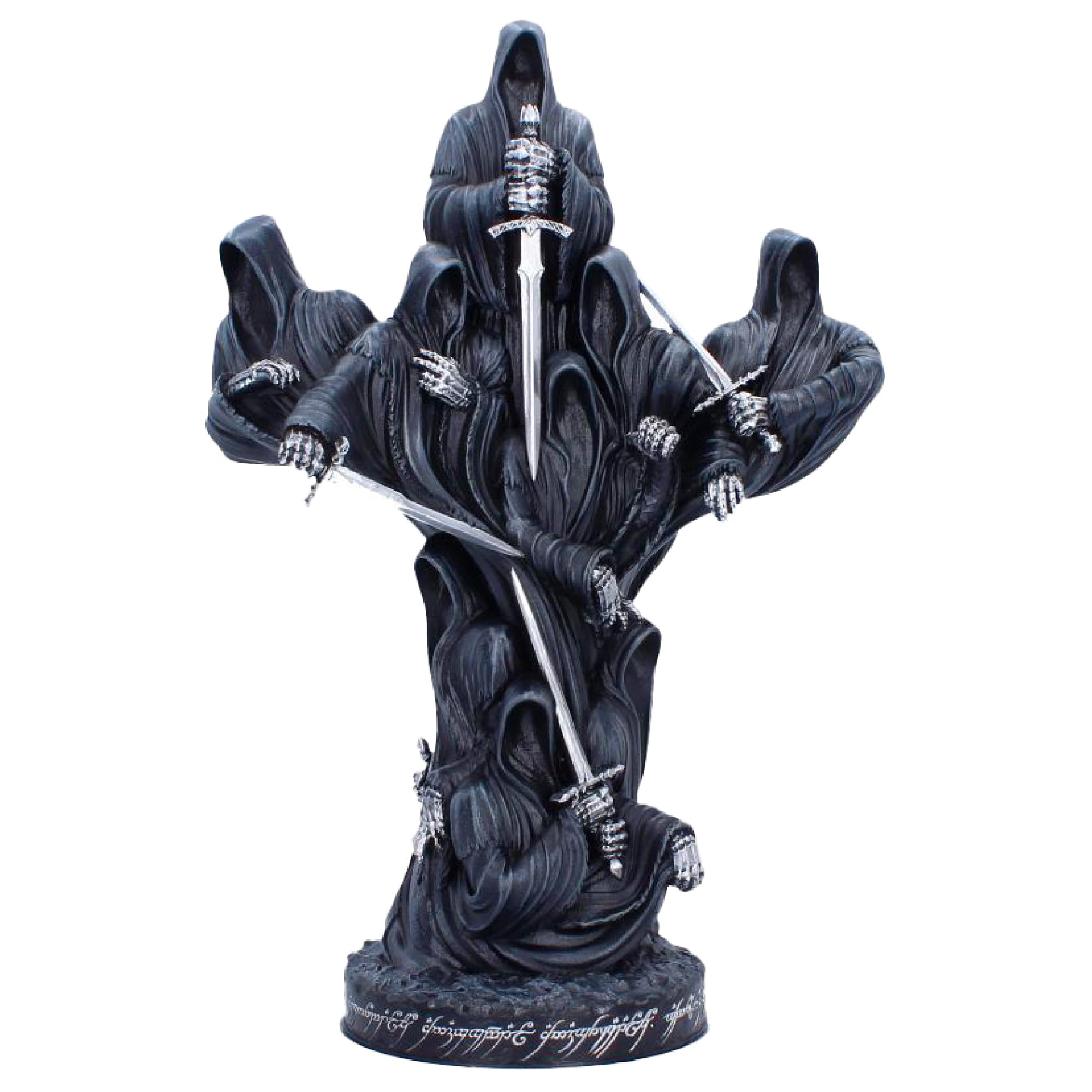 Nemesis Now Lord of the Rings Ringwraiths of Middle-earth Sculpture - Officially Licensed Hand Painted Multi-Figure Gothic Polyresin Collectible, 34.7cm