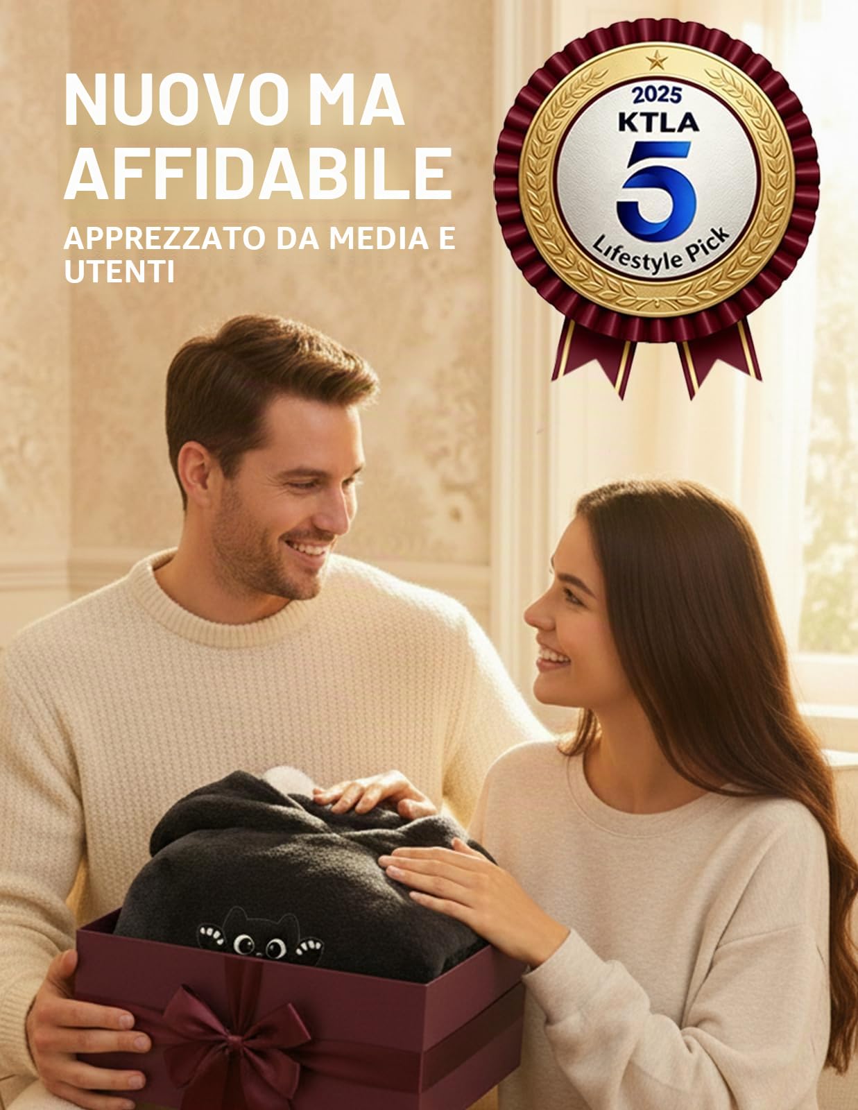 Mewaii Coperta Indossabile con Cappuccio Motivo Gatto Nero, Felpa Oversize in Flanella e Pile Sherpa Morbida, Plaid Caldo con Orecchie e Tasca Gigante, Idea Regalo Invernale per Donna e Ragazza