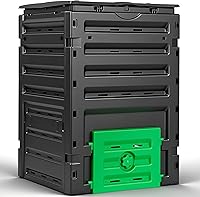 Vista 1 de F2C Contenedor de Compost Exterior Compostador Material Libre de BPA - 120 Galones (450L) Contenedor de Compost Grande Caja de Compost Exterior
