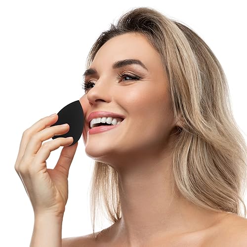 Miniatura 6 de Sibba Esponja de maquillaje, esponja de belleza para mezclar maquillaje, esponja de mezcla de base para base, crema y polvo, esponjas de maquillaje