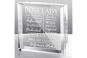 Boss Lady Gifts for Women - Inspirational Quotes Desk Decor