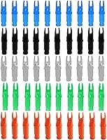 Vista 13 de SOPOGER 50 paquetes de flechas de arco con encoques - Insertos de flecha para flechas de carbono. Encoques de flecha de plástico de.244/6.20mm