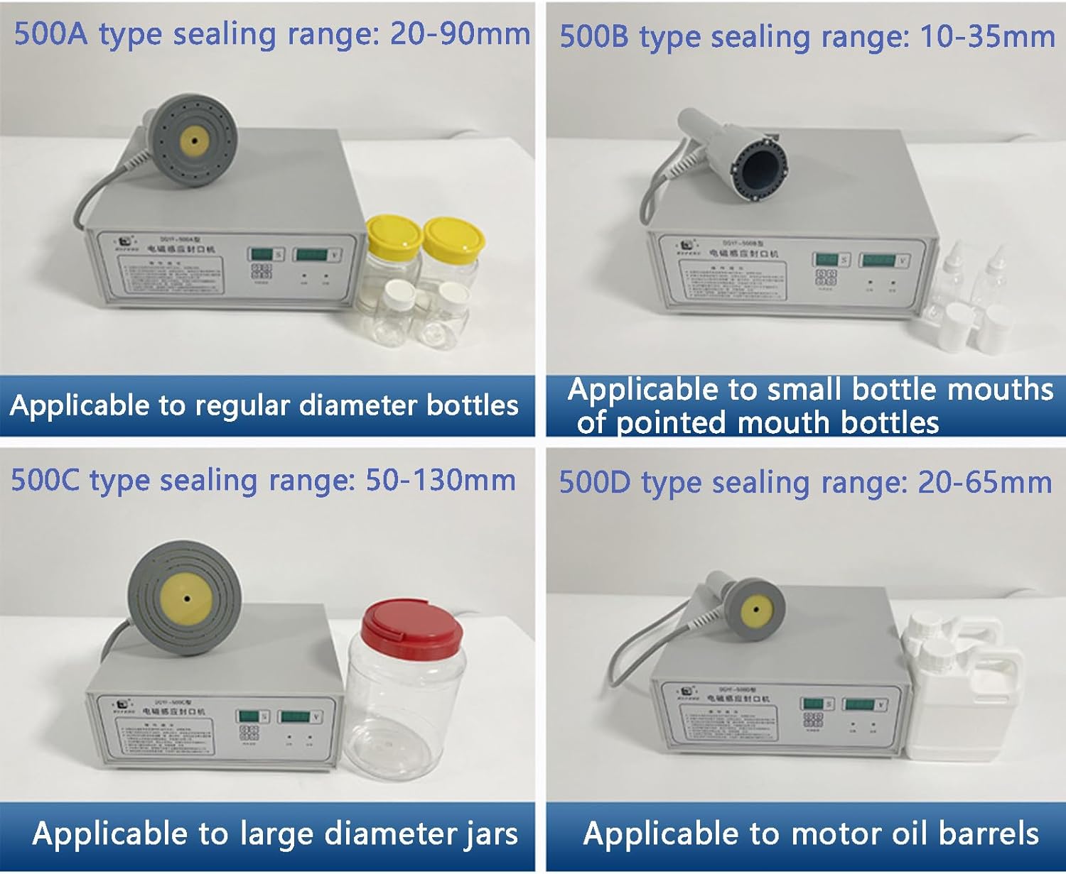 Handheld Electromagnetic Induction Sealer,Portable Heat Induction Sealing Machine,Bottle Aluminum Foil Cap Sealer,for Plastic Glass Bottles