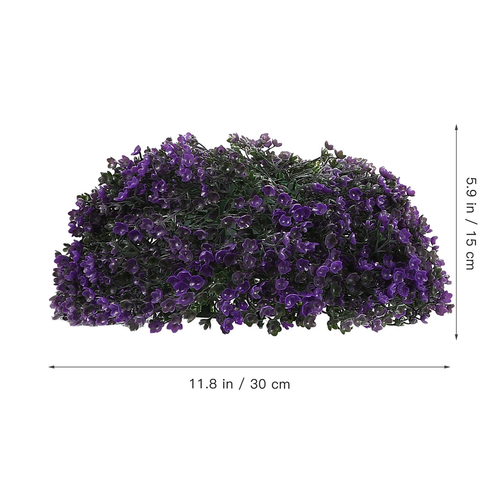 Happyyami 1pc Simulated Flowers Wedding Table Centerpiece Grass Decor Fake Topiary Grass Plant Ball Decor Artificial Indoor Plants Simulation Grass Ball Flowers and Trees Fur Plastic