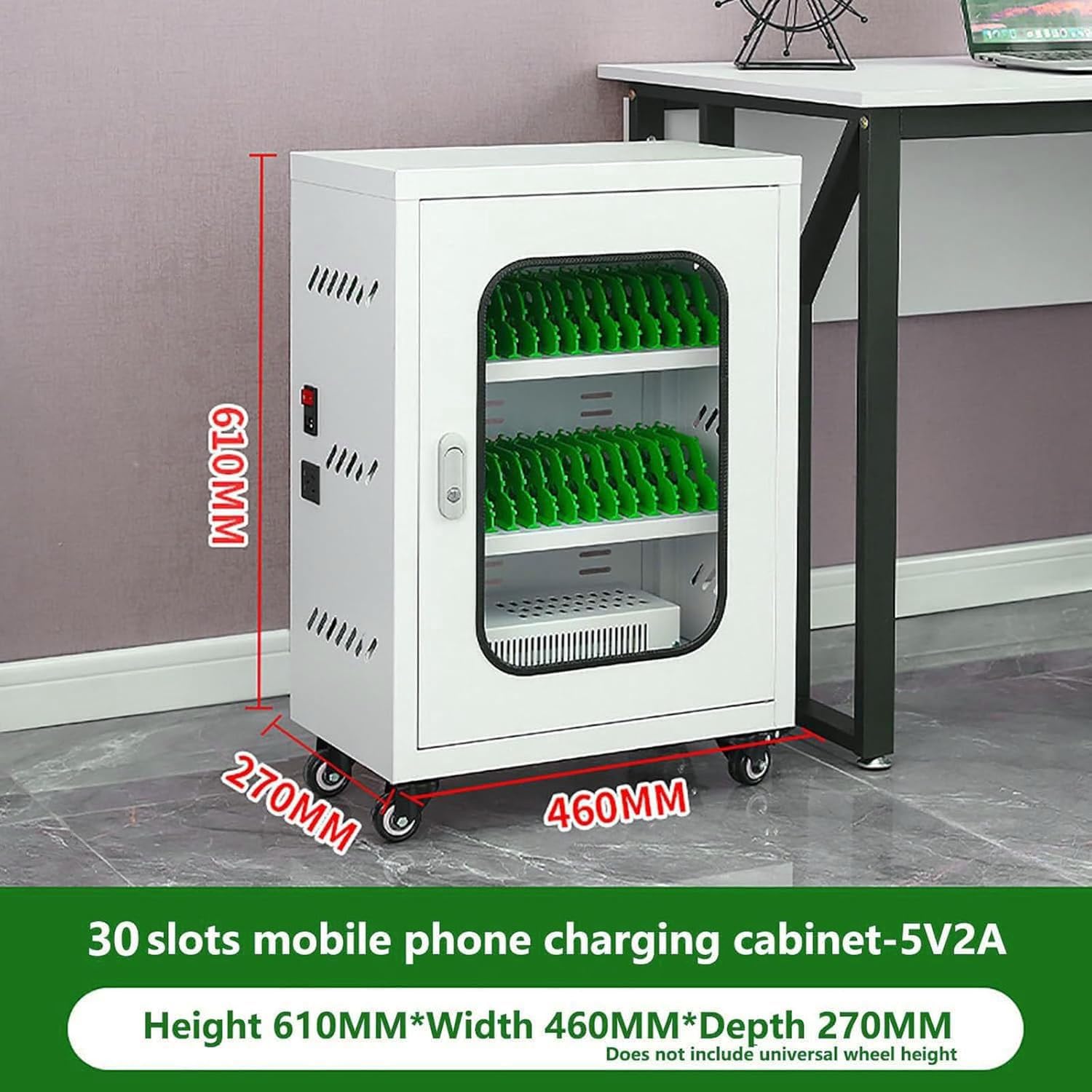 Szafka do ładowania telefonu komórkowego, szafka do ładowania USB, drzwi ze szkła hartowanego, 30-gniazdowe rozwiązanie do ładowania telefonu komórkowego do szkół, biur i przestrzeni publicznych