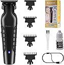 KEMEI 2299 Professional Hair/Beard Trimmer for Men, Zero Gapped Hair Clippers for Barbers, Cordless