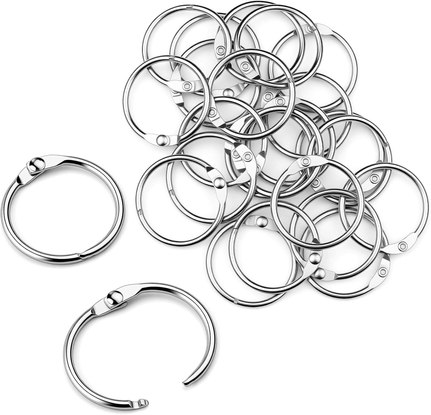 1 Inch Bunder Rings Amazon.com : Yutzhre 200 Pcs 1 inch Binder Rings, Loose Leaf Binder ...