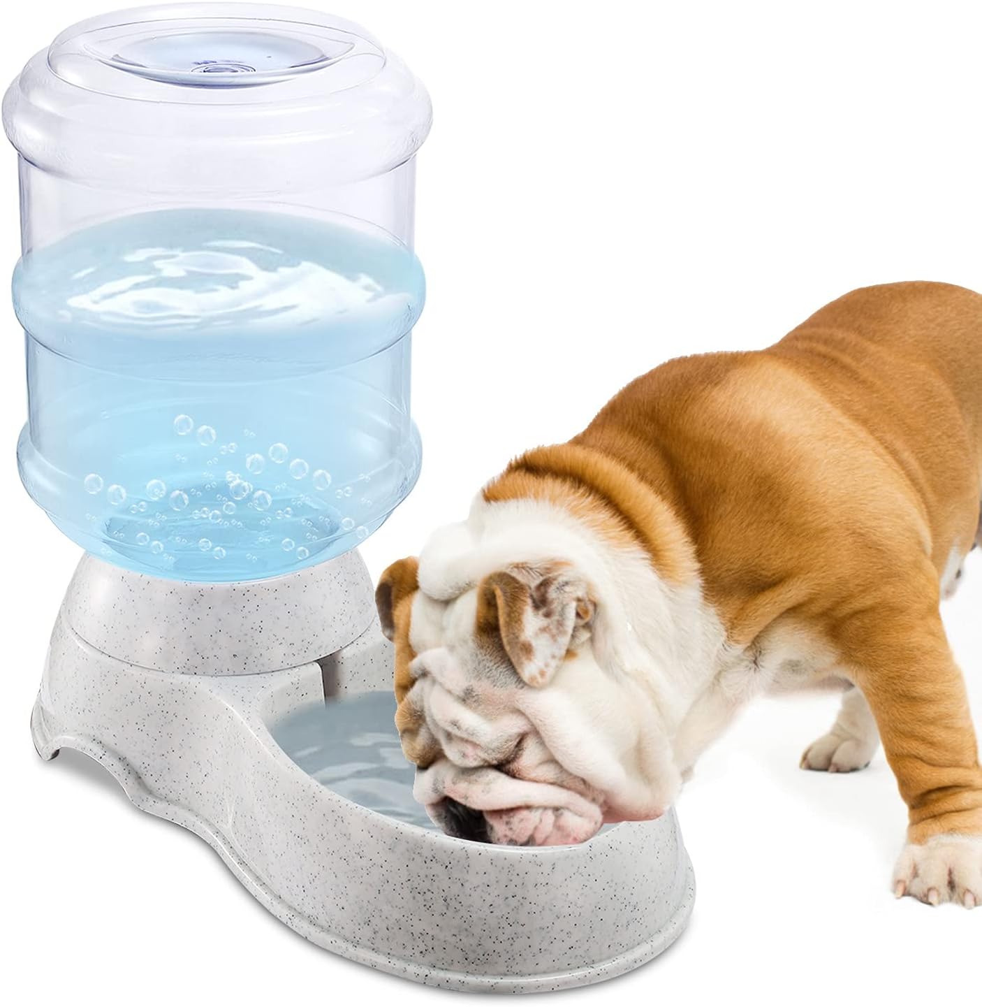 3.5L/1Gallon Automatic Replenish Pet Water Dispenser, Self-Dispensing Gravity Pets Water Feeder for Cats & Small, Medium Dogs