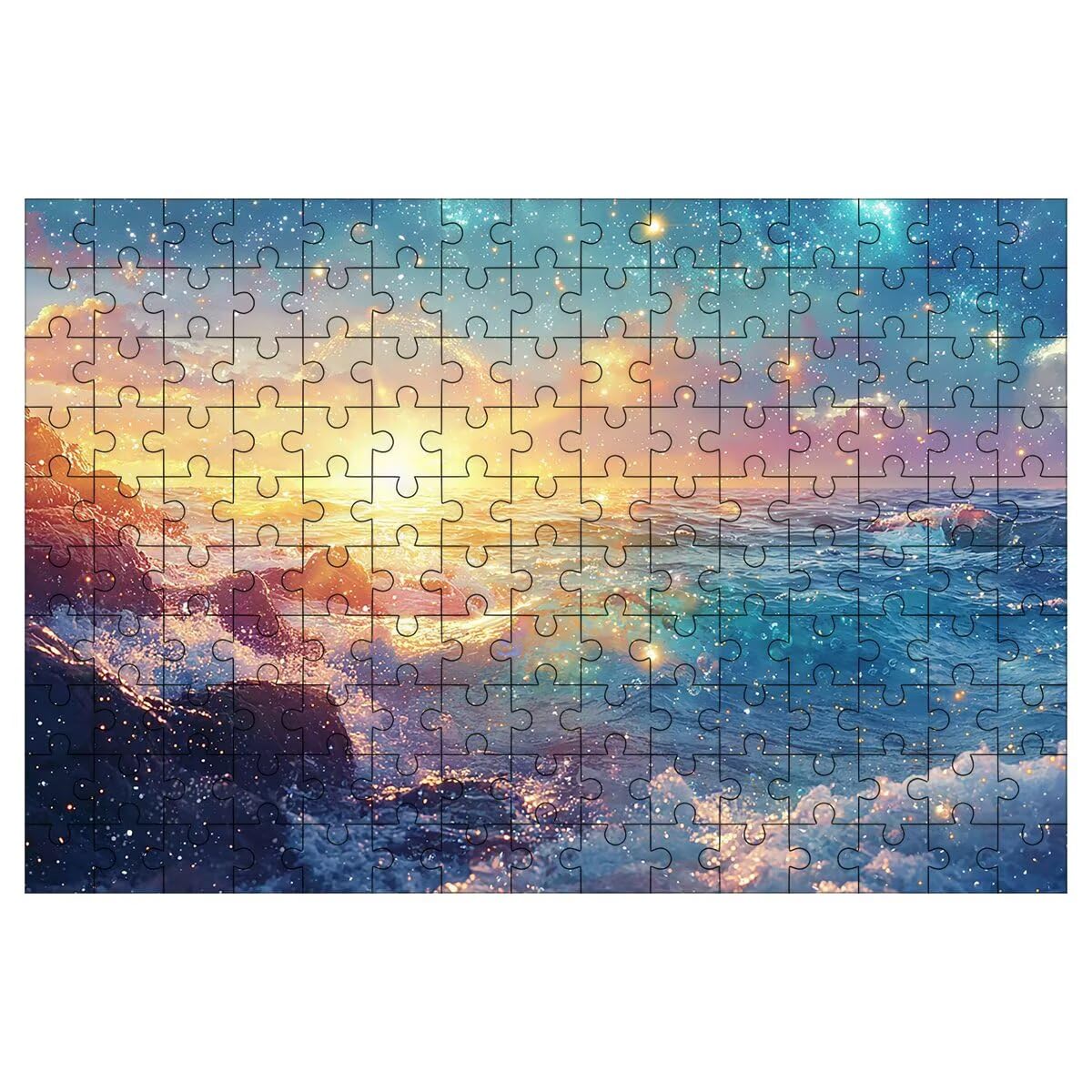 Puzzle 1500 Pezzi Mare, Puzzle Onda, Puzzles in Legno, 87x57cm -1368 | Puzzles con Confezione di Alta Qualità, Intrattenimento Creativo, Giochi Rilassamento e Intelligence, Regalo Donna Decor Casa