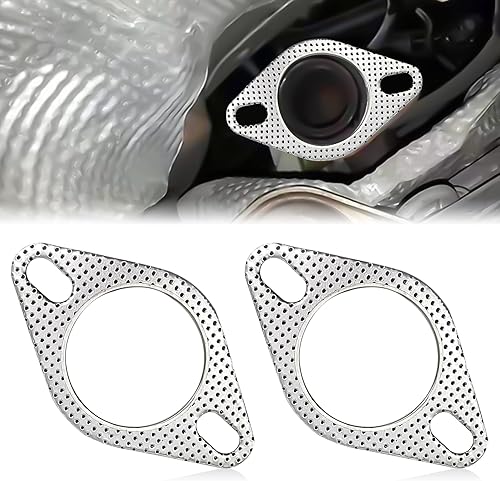 Miniatura 1 de 2 juntas de escape de automóvil, orificio interior de tubo de escape automático, junta de colector de escape de alta temperatura, accesorios de