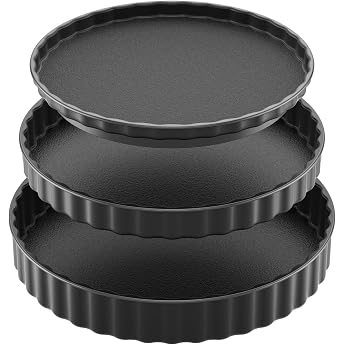Priksia Turntable Organiser Pack of 3 Rotating Plate Fridge Organiser 26 cm + 24 cm + 22 cm 360  Lazy Susan Rotating Spice Rack Kitchen Organiser Spice Rack Rotatable for Kitchen Fridge Cupboard