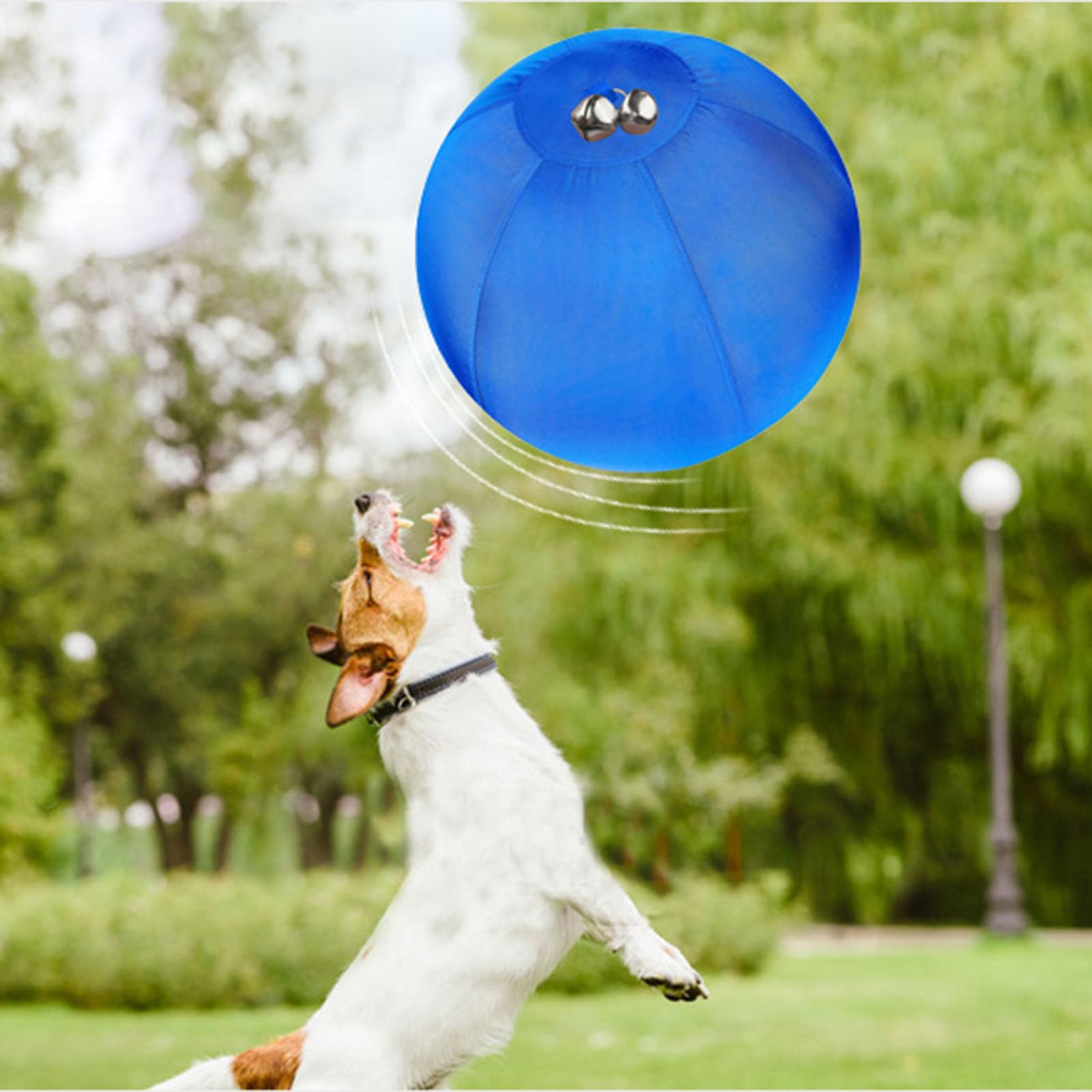Grande balle gonflable pour chien pour s'amuser et s'entraîner en plein air, jouet interactif et rebondissant pour jouer dans le jardin