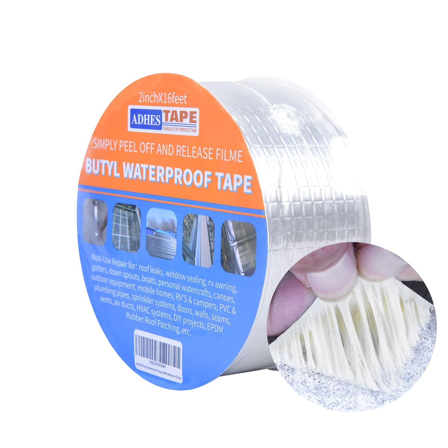ADHES Butyl Tape Waterproof Tape Aluminum Foil Tape Sealan