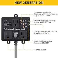 Vista 2 de Interruptor de vacío automático con salida adicional para usar más herramientas eléctricas, Ortis Dust Control Autoswitch Delay Vacuum Vacuum On/Off
