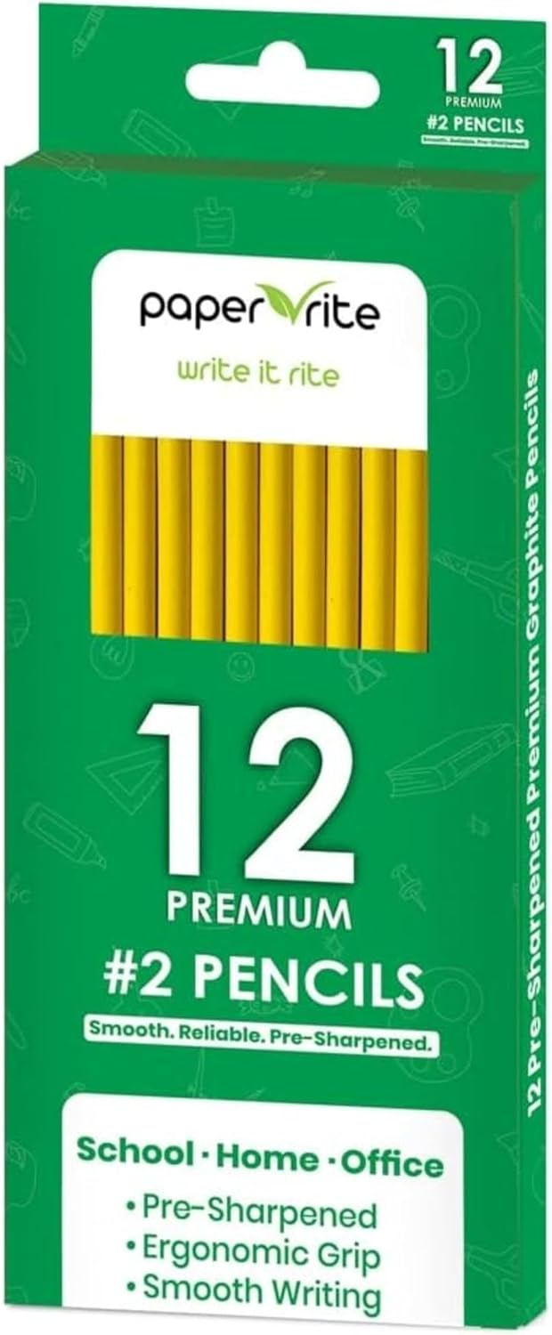 Yellow Pencils 2 HB Soft | Pre-Sharpened, Smooth Writing | Ideal for School & Study (120)