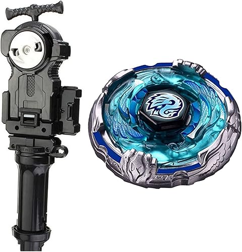 Dwin Juguetes de batalla Metal Fusion Spinning Top Toy BB-124 Kreis Cygnus 145WD con lanzador de destripador de agarre BeyLauncher LR