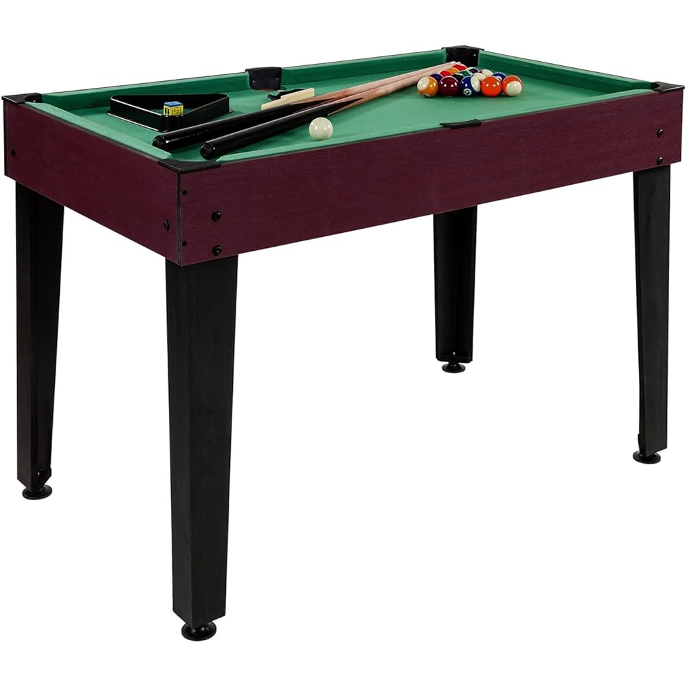 VidaXL - Table De Jeu 15 En 1 - Échecs, Backgammon, Hockey, Bowling, Billard... - 121x61x82 Cm