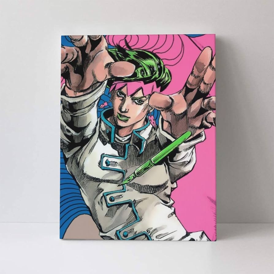 Amazon.co.jp: アートパネル ジョジョの奇妙な冒険 岸辺露伴 アート