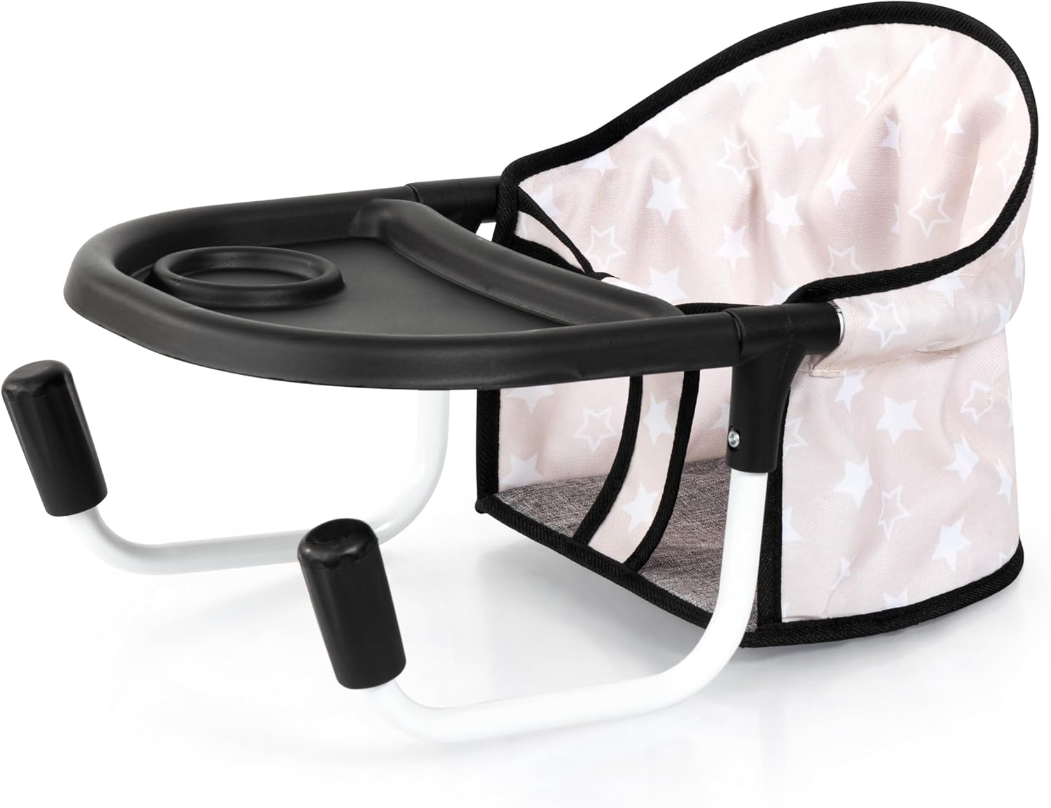 Bayer Design 65931AA Dolls Table Seat with Integrated Tray Adjustable to Table Top Size for Dolls up to 46 cm