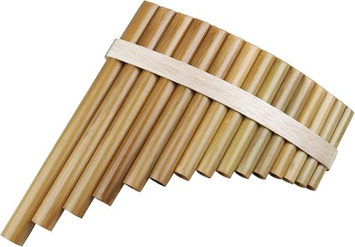 PanPipes Woodwind Instrument 15 Pipes Pan Flute G Key Woodwind Instrument Handmade Pan Pipes