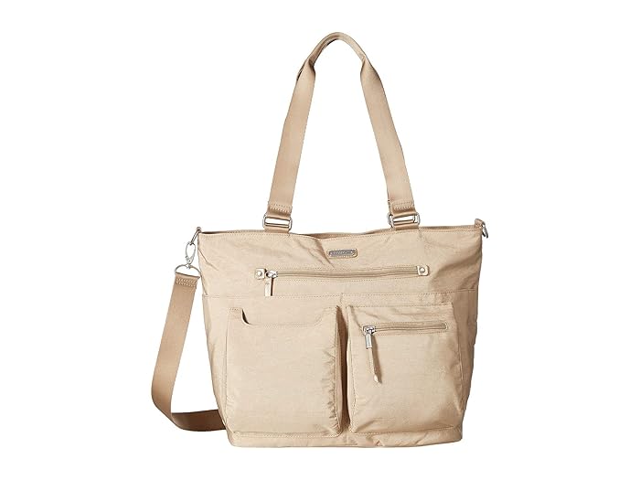 Baggallini  New Classic Any Day Tote with RFID Phone Wristlet (Champagne Shimmer) Tote Handbags