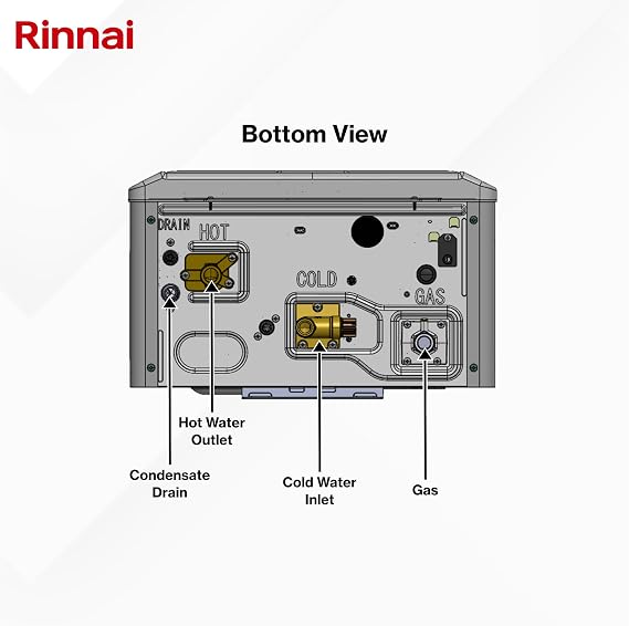Rinnai CX199iN Condensing Smart Sense Commercial Natural Gas or Propane Tankless Water Heater, 199,000 BTU