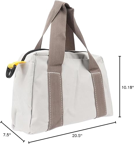 Miniatura 10 de Bolsa de herramientas de boca ancha, bolsa de almacenamiento de herramientas impermeable, bolsa de herramientas multiuso con cremallera, bolsa de