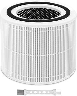1 unidades Core 300 Luftreinigerfilter compatible con Levoit Core 300 Core 300s Core 300-RF 3 en 1 H13 HEPA Aktivkohle, reinigt biszu 99,98% Staub, Polen, Allergene für Allergiker and Raucher