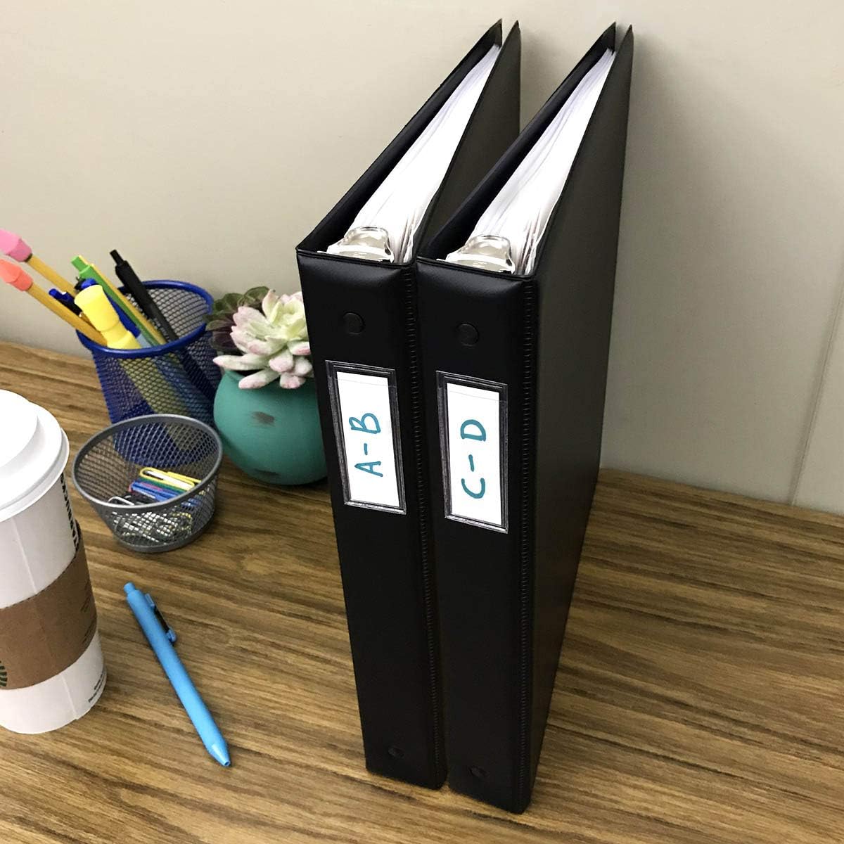 StoreSMART - Peel & Stick 6/8" x 2 5/16" Shelf Tag/Label Holders - 20-Pack - Open Short Side - STB861S-20