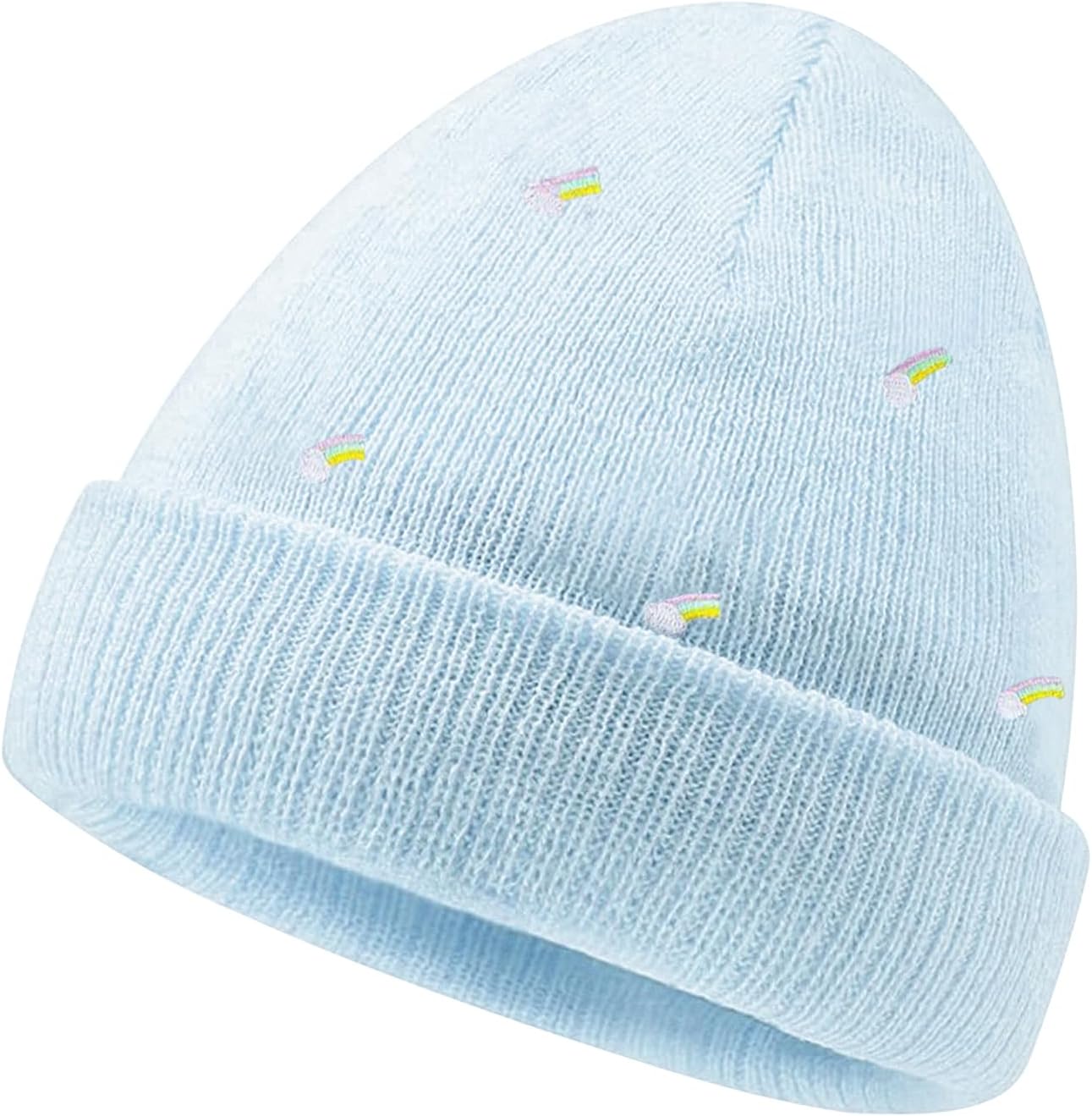 Duoyeree Knit, Newborn, Baby, Kids, Hat, Baby Knit, Baby Shower, 100% Acrylic, Cold Protection, Soft, Stretchy, Cute, Hat, For Autumn, Winter, Spring, Skiing, Hiking, Boys, Girls, Gift