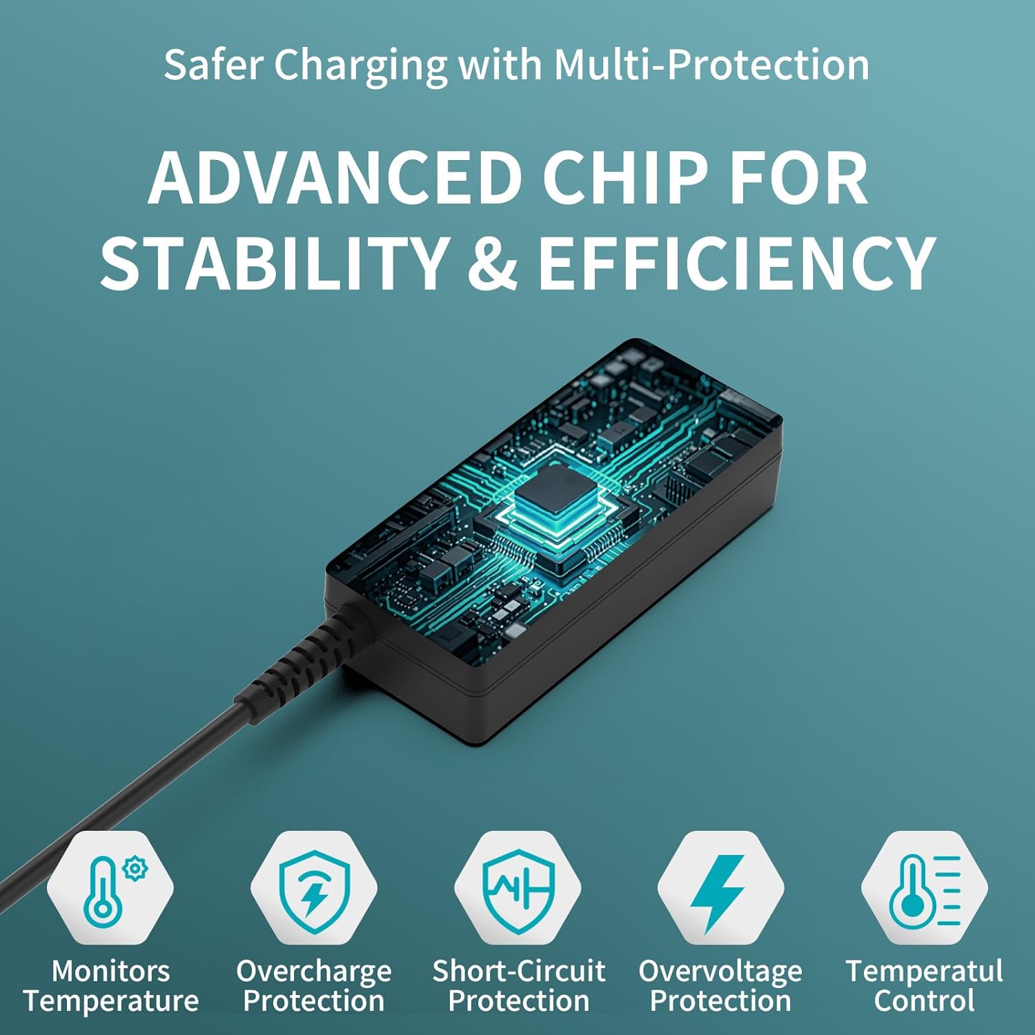 Laptop Charger for Dell/65W 4.5mm x 3.0mm Round Tip Power Adapter & Cord, for Inspiron 13/14/15/16, Vostro 13/14/15/16, Pro 14/15/16, XPS 11/12/13, Latitude Series Suitable Original Replacement