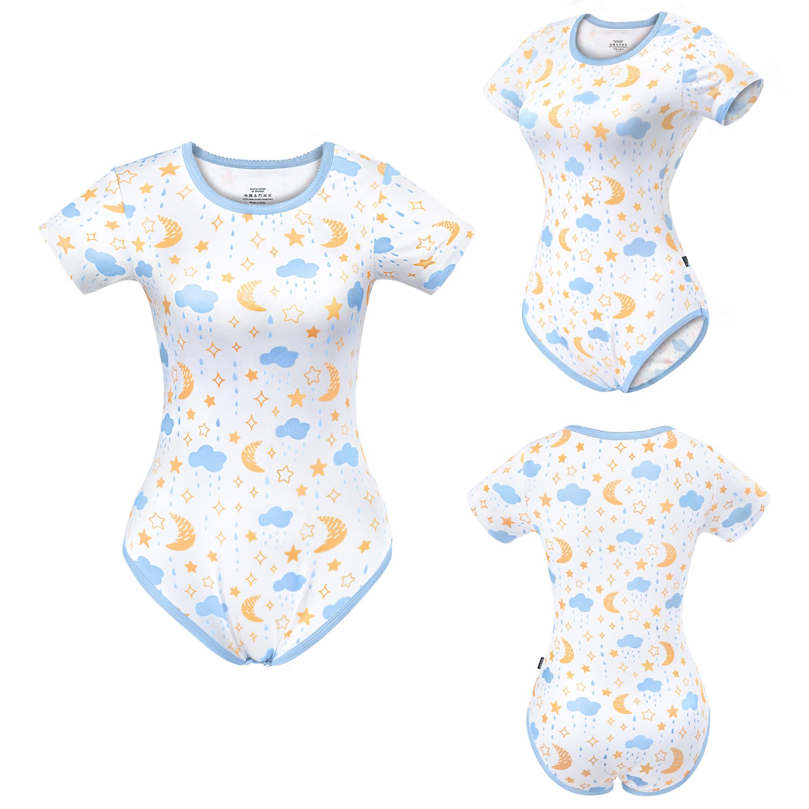 LittleForBig Jedwabiste śpioszki Onesie Piżama Body - Vintage Bedtime Onesie