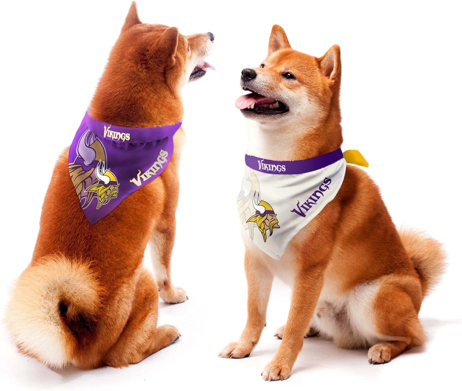 Littlearth NFL Home and Away Pet Bandana Set with Ties
