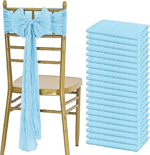 Showgeous 20 bandas para silla de estopilla verde oscuro, lazos decorativos para sillas rústicas, fundas de silla diseñadas para boda, pasillo, disponible en Yaxa Colombia