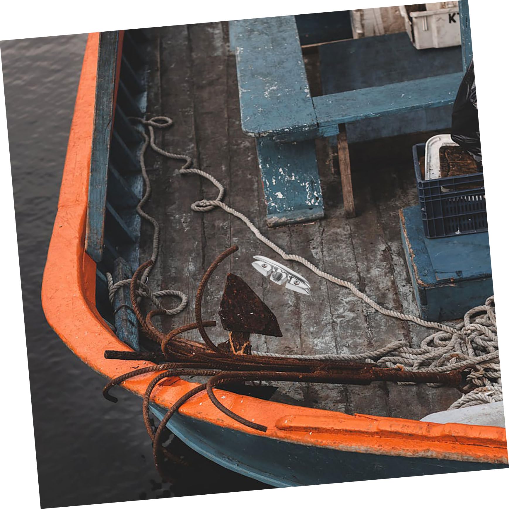 Hemobllo Bitta di Ormeggio in Acciaio Inossidabile 316, Resistente e Compatta, Accessorio Pratico per Barche e Kayak, Adatta per Corde e Ripari Nautici