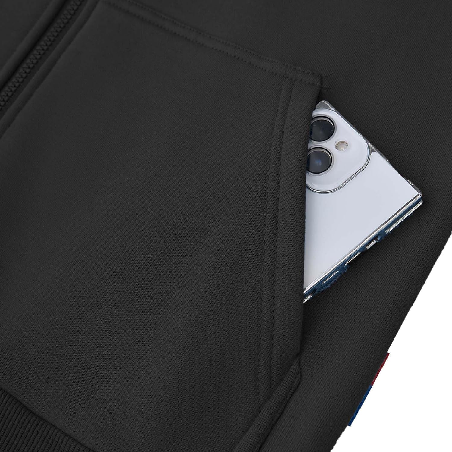 12OZ Heavyweight FR Jacket for Men,Flame Resistant Workwear NFPA 2112/CAT2 Compliant,100% Cotton Fleece Lining - Image 7