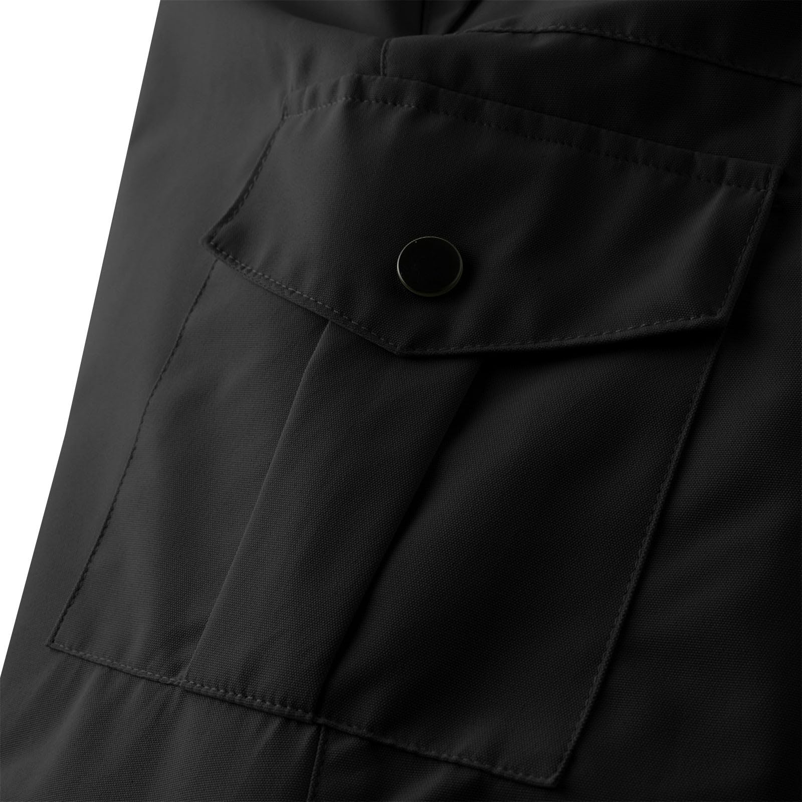 Generisch Pantalon de ski imperméable pour fille et garçon - Pantalon de ski coupe-vent - Salopette doublée - Chaud - Pantalon de neige - Pantalon d'extérieur pour enfants de 6 à 16 ans