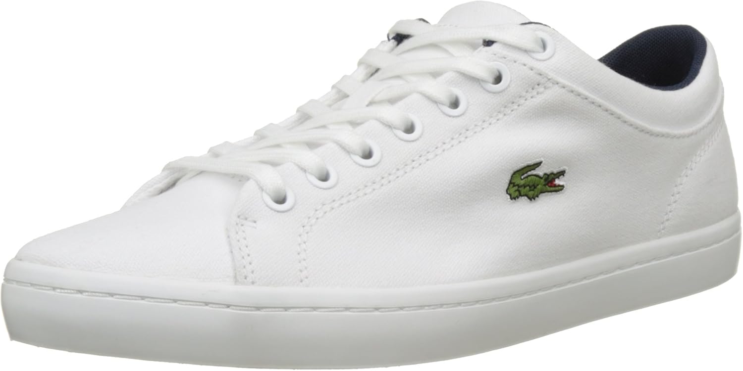 Lacoste Men's Straightset Bl 2 Cam Sneakers, White (Wht 001), 9.5 UK:  Amazon.co.uk: Shoes \u0026 Bags