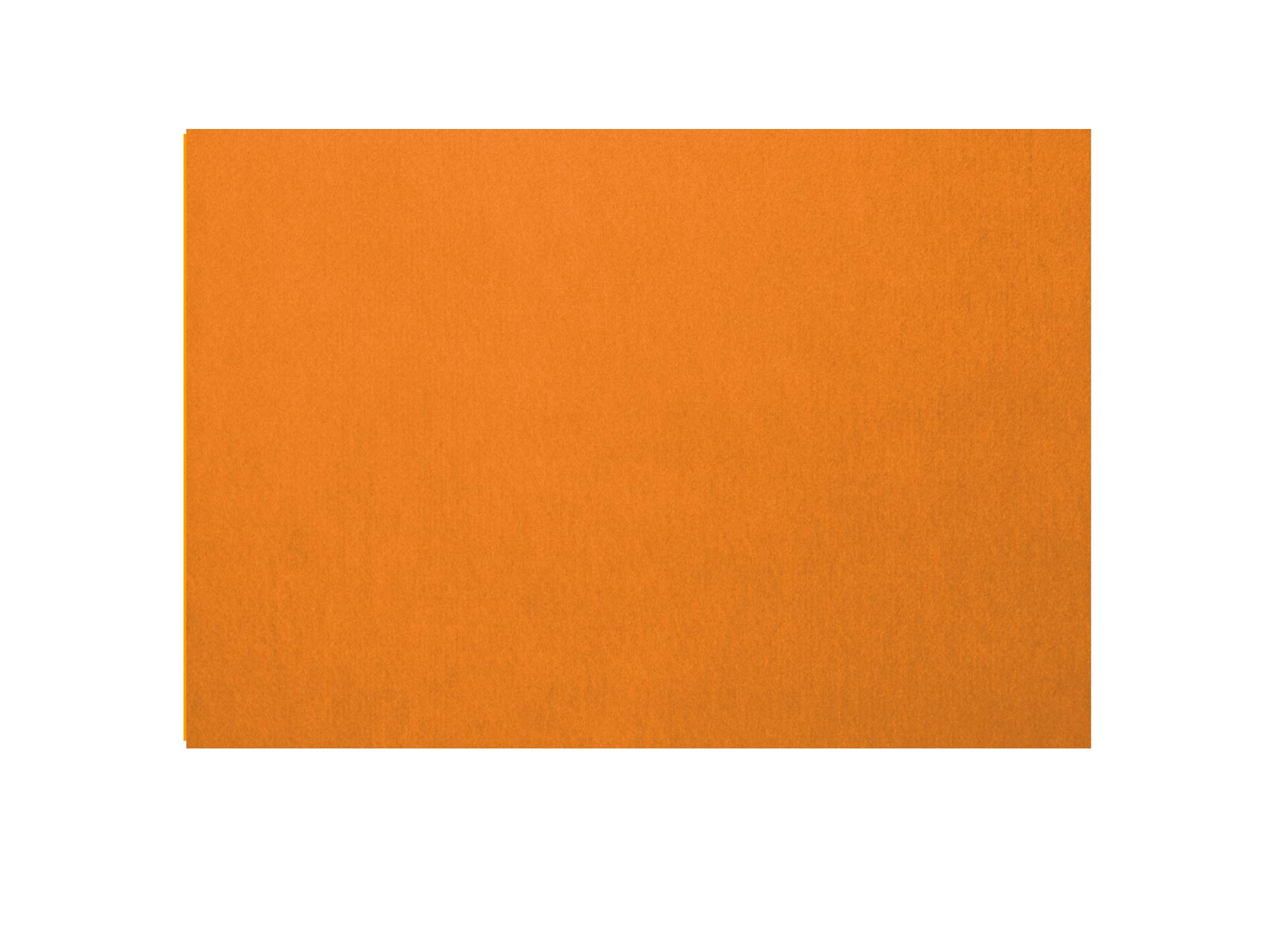 Unframed Fire Retardant Orange Felt Noticeboard Office Schools –1800mm x 1200mm