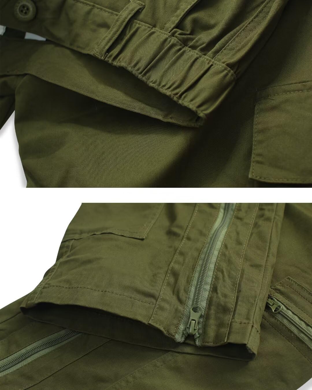 TRGPSG Womens Cargo Pants, Y2K Casual Pants Parachute Pants Relaxed Fit Streetwear with Multiple Pockets - Image 5