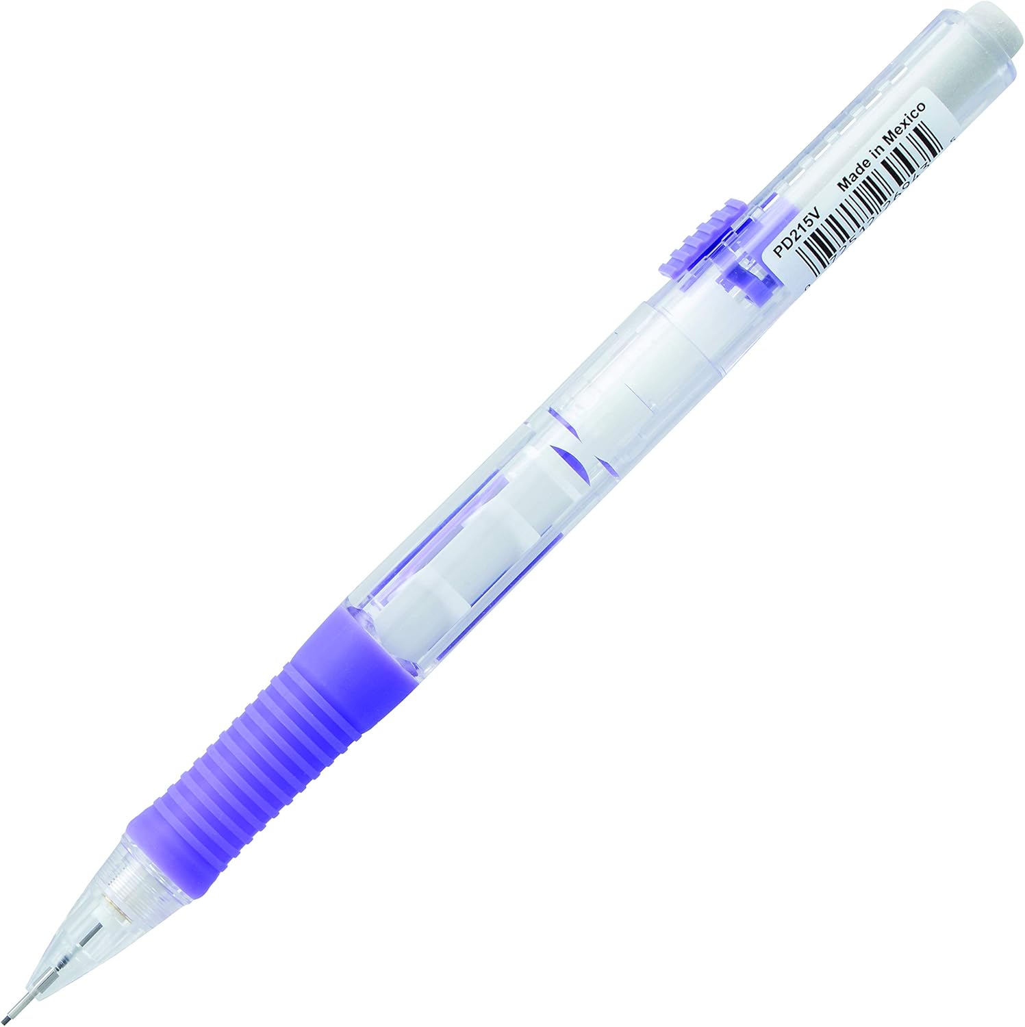 Pentel QUICK CLICK Mechanical Pencil (0.5mm), Violet Barrel, Box of 12 Pencils (PD215V)