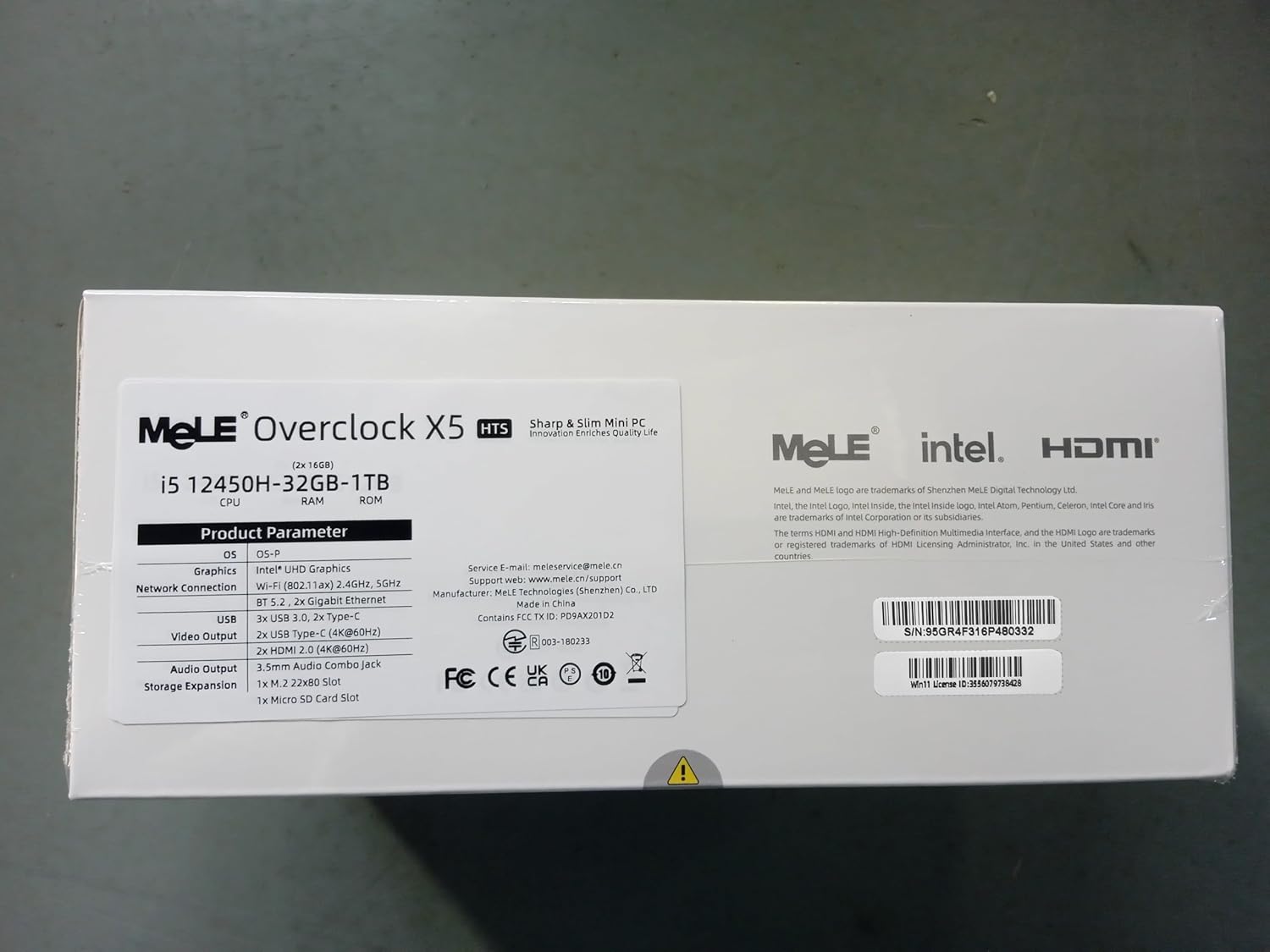 MeLE Overclock X5 Mini PC Dual LAN Processors i5-12450H (up to 4.4GHz) Micro PC Dual NIC 32GB DDR4 1TB ROM Small Desktop Computers Four Screens Display, HDMI2.0+DP1.4, 2.4G&5G WiFi, BT5.2 - Image 10