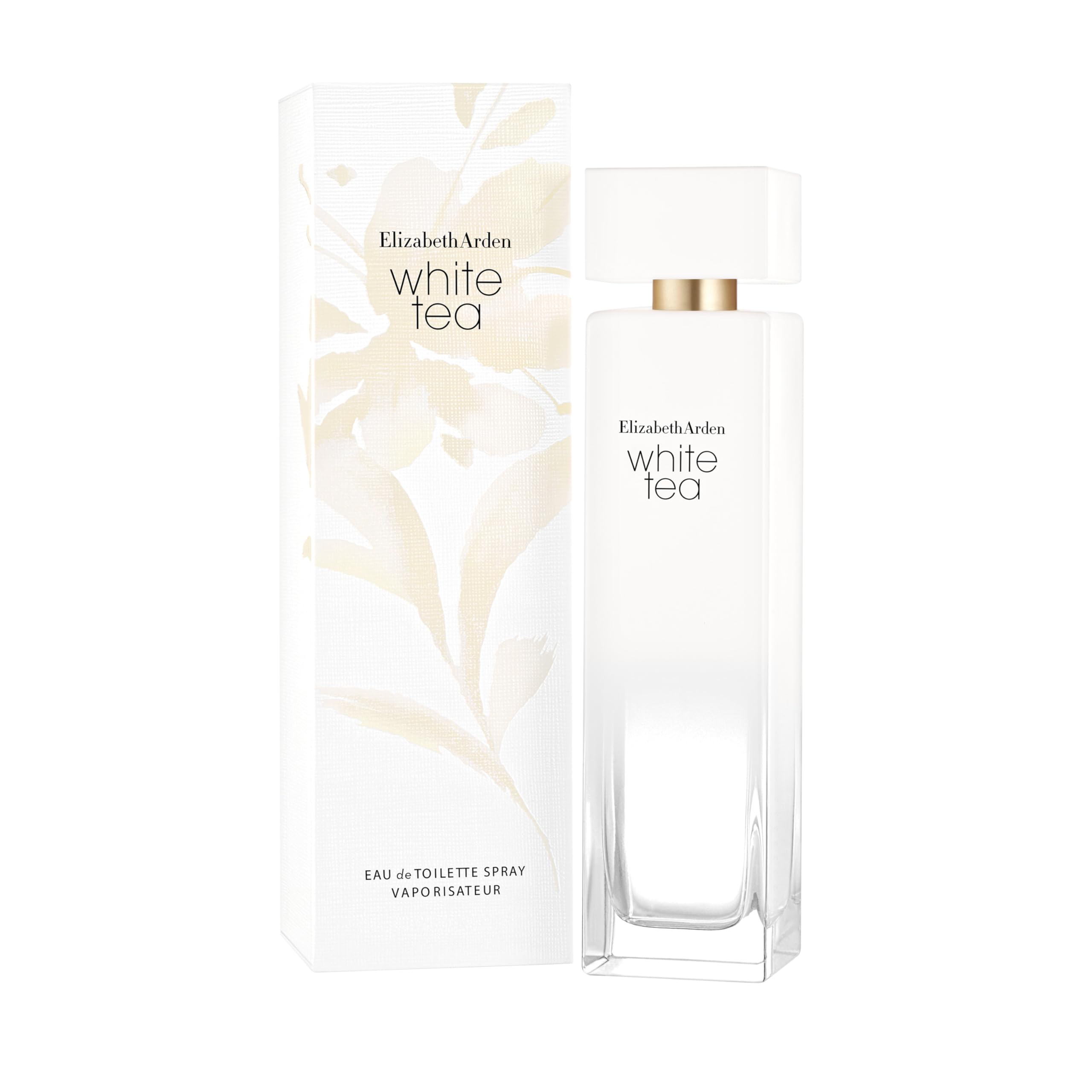 Elizabeth Arden - White Tea Eau de Toilette, Fragancia Floral Amaderada con Salvia, Iris Blanco y Almizcle, Perfume de Mujer Vegano y Duradero en Spray con Fragancia Ligera y Refrescante, 100ml