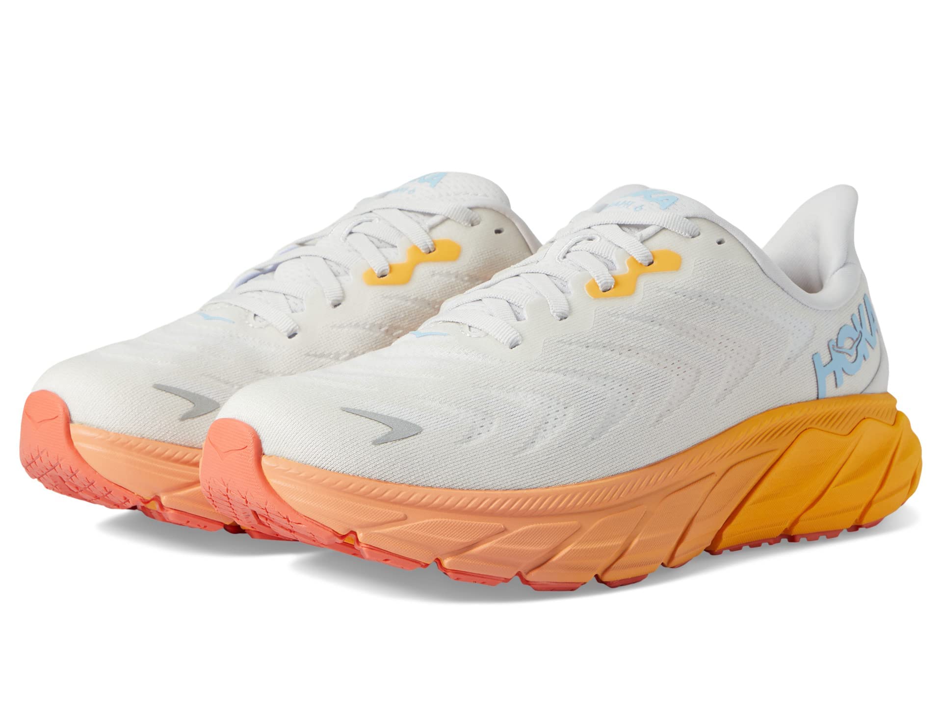 Hoka One One Arahi 6 Wide Women's Sneaker, Nimbus Cloud/Blanc DE Blanc, 5.5 UK