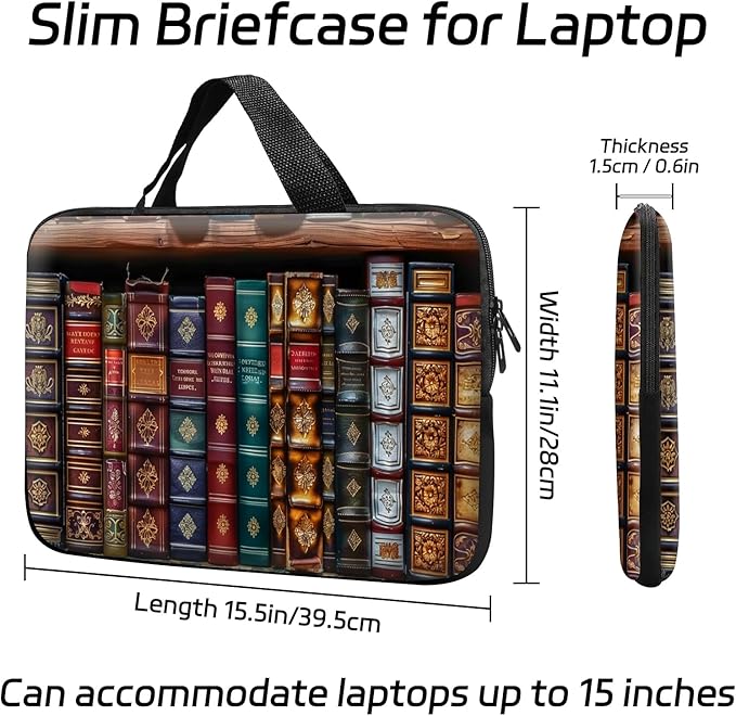 Funda para portátil 15.6 pulgadas vintage miniatura 2