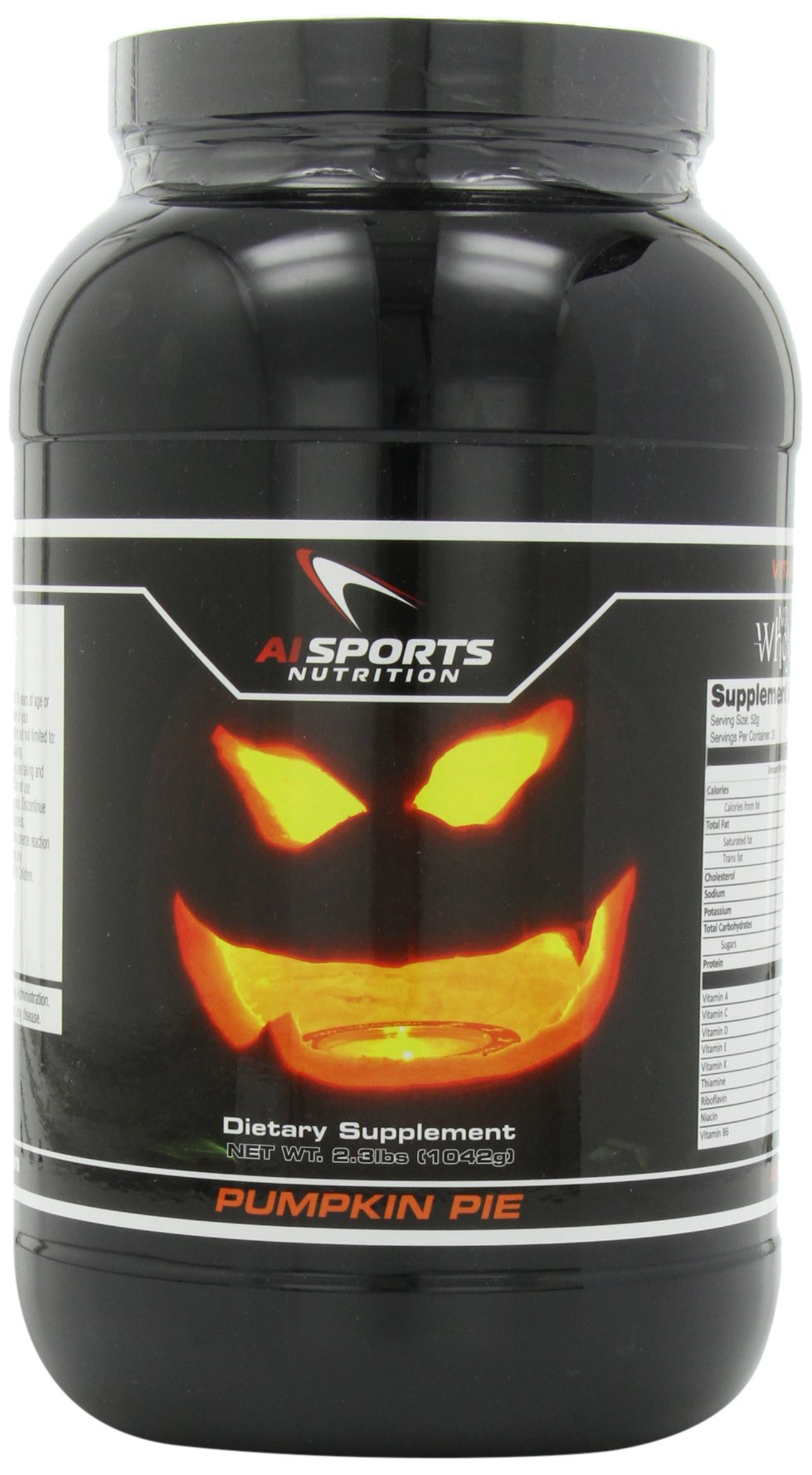 AI Sports Nutrition No Whey Pumpkin PRTN Diet Supplements, 2.3 Pound